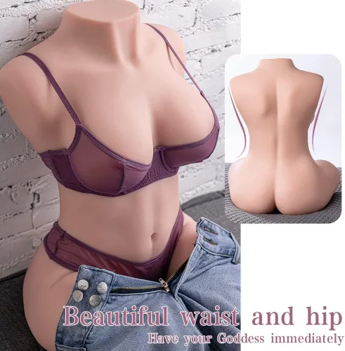 Vista 6 de Muñeca sexual de tamaño real de 22 libras para hombres, muñecas sexuales para hombres, masturbación masculina, torso sexual de tamaño completo