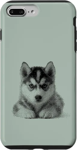 Vista 11 de Chic Husky Puppy for Dog Mom and Paw Parents Case for iPhone 15