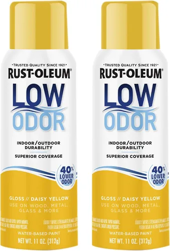 Vista 26 de Rust-Oleum - Pintura en aerosol prémium de bajo olor, gris ancla brillante Olor 40% menor que las pinturas en aerosol tradicionales, durabilidad