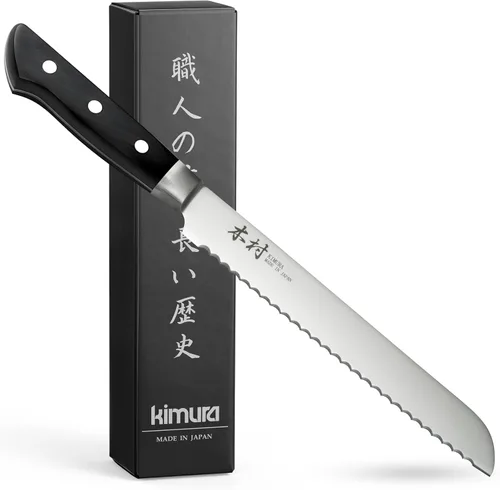 Vista 18 de Kimura Cuchillo de pelar, [fabricado en Japón], cuchillo de chef profesional de 3.5 pulgadas, cuchillos de cocina de acero inoxidable de molibdeno
