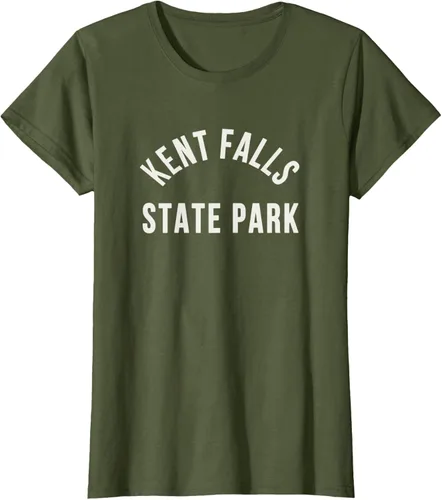 Vista 65 de Kent Falls State Park Connecticut Arch CT Camiseta, Azul