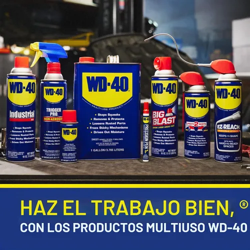 Vista 5 de WD-40 Fórmula original, producto multiuso, popote flexible EZ-Reach, 14.4 onzas [paquete doble]