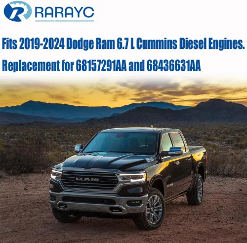 Vista 2 de (Actualización) Juego de separadores de agua con filtro de combustible Cummins de 6.7L para motores diésel Ram Turbo 68157291AA y 68436631AA 2019