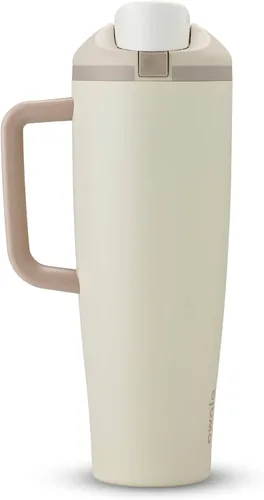 Vista 10 de Owala FreeSip - Botella de agua de acero inoxidable, 30 onzas, pastel de comida de ángel Angel Food Cake