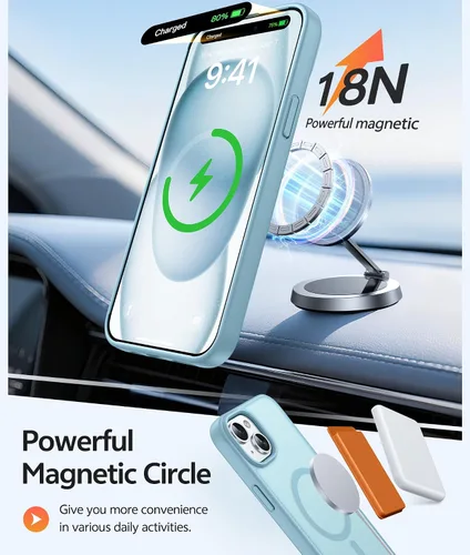 Vista 139 de FNTCASE Funda para Motorola Moto G-Stylus-5G-2025: Funda magnética translúcida mate a prueba de golpes para Moto G Stylus 2026, funda protectora