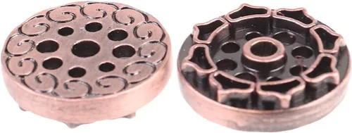 Vista 6 de ARTIBETTER 10 piezas de incienso soporte mini loto inscent bobina quemador disco quemador de incienso soporte para casa oficina casa té casa