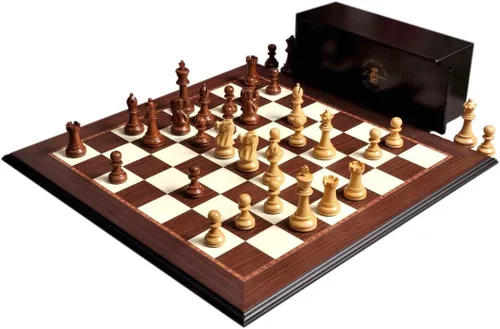 Vista 10 de The House of Staunton The Wild Knight Series Chess Set, Box, & Board Combination - 3.75" King