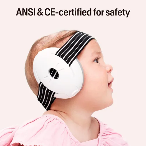 Vista 6 de Alpine Muffy - Protección de oídos para bebés y niños pequeños de hasta 36 meses, certificado CE y ANSI, orejeras con reducción de ruido, cómodos