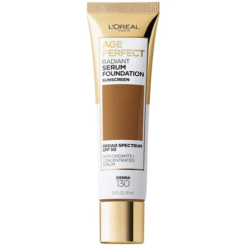 Vista 22 de L'Oreal Paris Age Perfect - Base de suero radiante con SPF 50, almendra, 1 onza