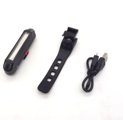 Vista 5 de Superdream Luz trasera impermeable de la bici USB recargable, luz trasera de bicicleta LED para la linterna de seguridad de ciclismo
