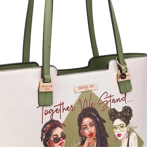 Vista 4 de Nicole Lee Together We Stand - Juego de 3 piezas