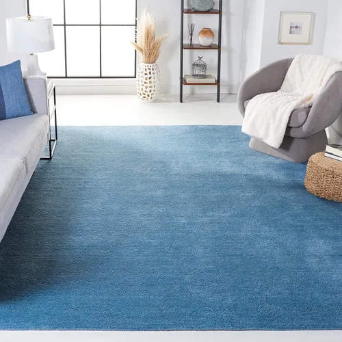 Vista 27 de SAFAVIEH Himalaya Collection - Alfombra decorativa, 2 x 3 pies, color azul, lana hecha a mano, ideal para zonas de alto tráfico en entrada, sala