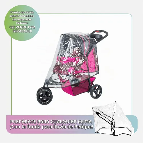 Vista 10 de Petique Razzberry - Cochecito para mascotas, Razzberry, talla única (ST01100103)