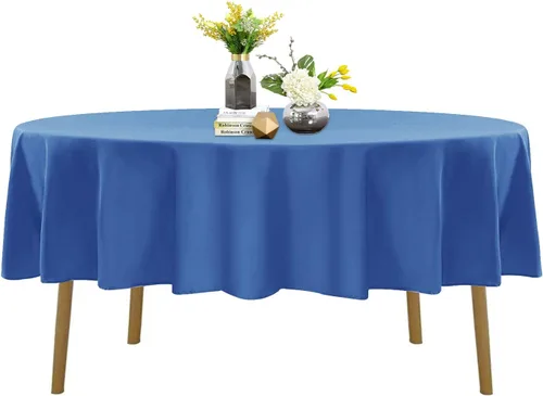 Vista 57 de Mantel de poliéster lavable de 132 pulgadas, resistente a las manchas y a las arrugas, mantel decorativo para mesa de comedor, fiestas de bufé