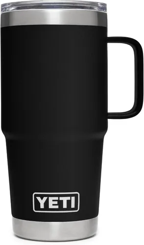 Vista 16 de YETI - Vaso de viaje Rambler de 20 onzas, de acero inoxidable, aislada al vacío con tapa fuerte Stronghold Blanco