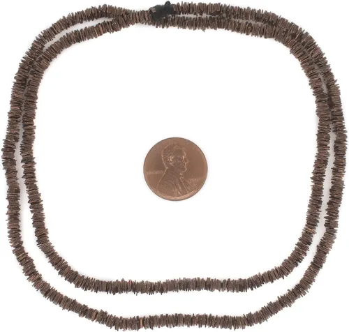 Vista 2 de TheBeadChest - Cuentas Heishi de disco cuadrado de cobre (0.118 in)