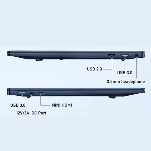 Vista 6 de FUNYET Portátil para Juegos, Computadora Portátil 2025, Laptop de 16 Pulgadas Win 11 Pro, 16GB RAM 1TB SSD, Procesador N150 (hasta 3.6GHz), Teclado