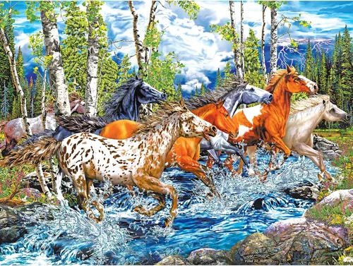 Vista 10 de RoseArt - Puzzle Collector - Painted Lady - Rompecabezas de 500 piezas para adultos