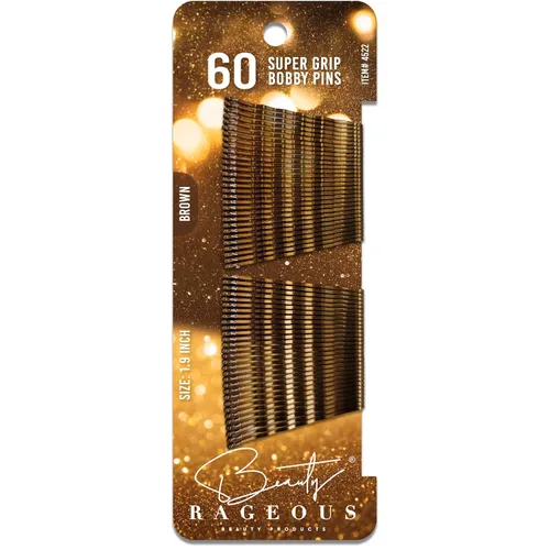 Vista 13 de Super Grip Bobby Pins - Alfileres para mujer de 1.9 pulgadas, fáciles, seguros, para todo tipo de cabello, práctica lata reutilizable