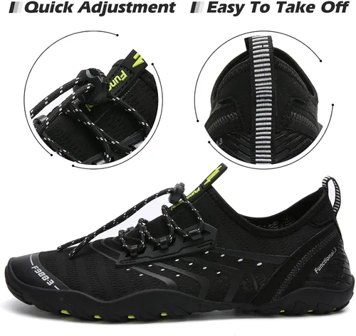 Vista 4 de Mishansha - Zapatos de agua para hombres y mujeres, secado rápido, para natación, buceo, surf, deportes acuáticos, piscina, playa, senderismo, yoga.