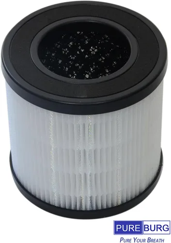 Vista 3 de PUREBURG Filtros de repuesto compatibles con Purivortex AC201B y purificadores de aire FULMINARE PU-P05, paquete de 4 unidades H13 True HEPA de 3