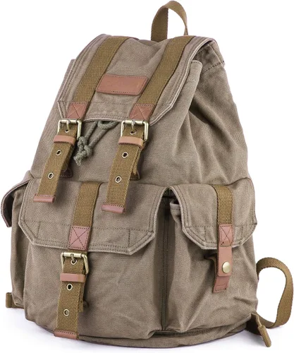 Vista 27 de Gootium 21101 - Mochila de lona gruesa de alta densidad