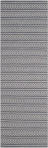 Vista 5 de Safavieh Montauk Collection MTK341A - Alfombra hecha a mano de algodón marfil y gris