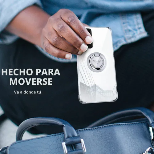 Vista 5 de Silverback Funda transparente para Samsung Galaxy S20 Ultra con soporte