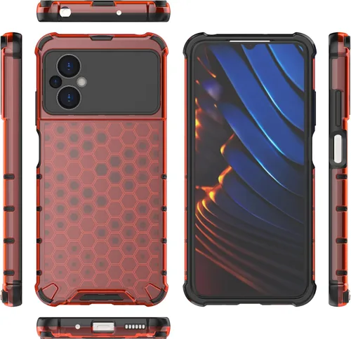 Vista 102 de Funda para Xiaomi Poco M3 cubierta,Funda para Xiaomi Poco M3 Funda 2 en 1 Teléfono Funda Negro