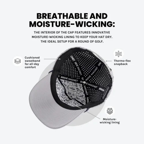 Vista 3 de Gorra de béisbol resistente al agua para hombre y mujer - Sombrero de cuerda