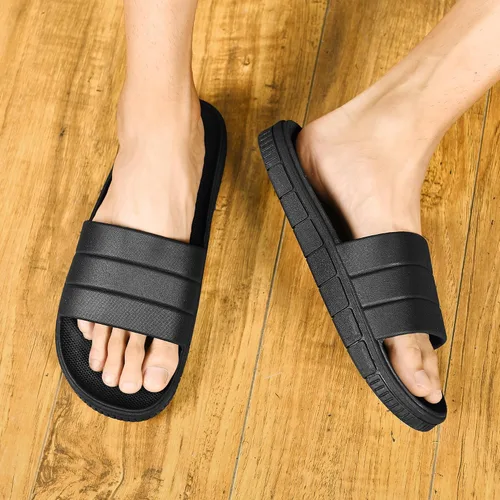 Vista 4 de Zapatos de ducha para hombres y mujeres, sandalias para el hogar, pantuflas de baño, interiores, casa, piscina, dormitorio universitario