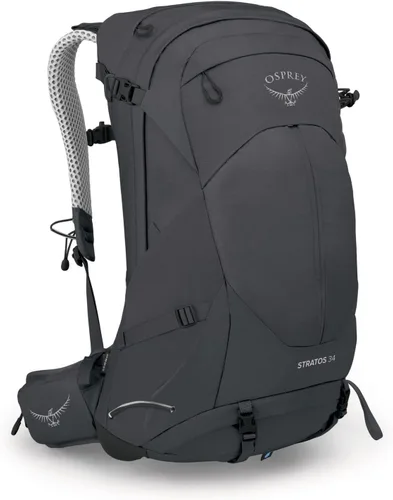 Vista 9 de Osprey Stratos 24L Mochila de senderismo para hombre, azul cetáceo