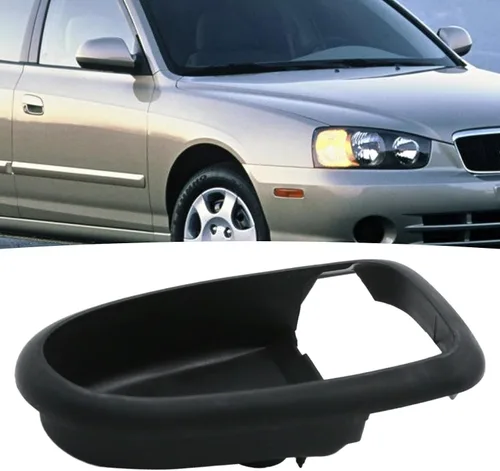 Vista 4 de Carcasa bisel de la manija interior izquierda de la puerta, repuesto para Hyundai Elantra 2001-2006, repuesto para Hyundai Elantra/Avante XD