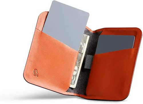 Vista 3 de Bellroy Apex - Funda delgada (billetera delgada de piel plegable, protección RFID), Índigo, Cartera Rfid
