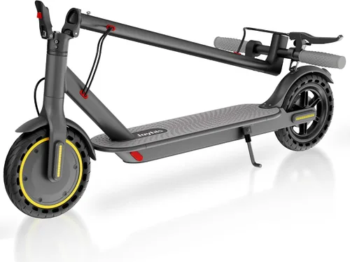 Vista 15 de Joyhis Patinete eléctrico para adultos – 19/22 MPH y rango de 15/22 millas, neumáticos sólidos de 8.5 pulgadas/10 pulgadas plegable E-Scooter