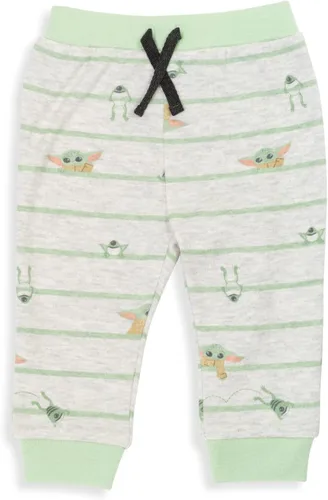 Vista 2 de STAR WARS Darth Vader Stormtrooper C-3PO Chewbacca R2-D2 Baby Yoda Paquete de 2 pantalones deportivos para recién nacidos a bebés, Plateado