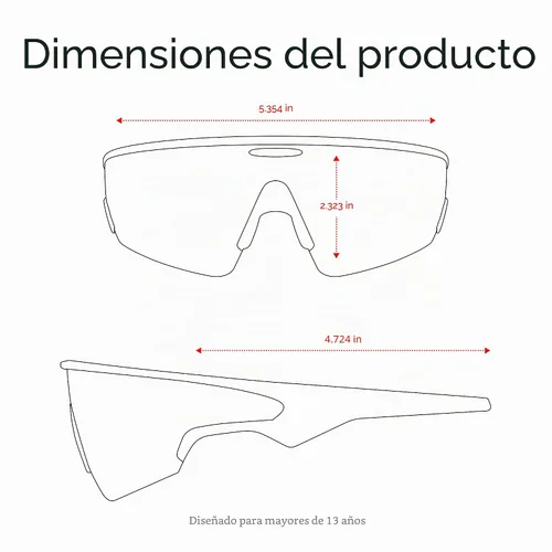 Vista 6 de Oakley Meta Vanguard with Meta AI, Audio, Photo, Video Compatibility - White, Prizm™ Sapphire