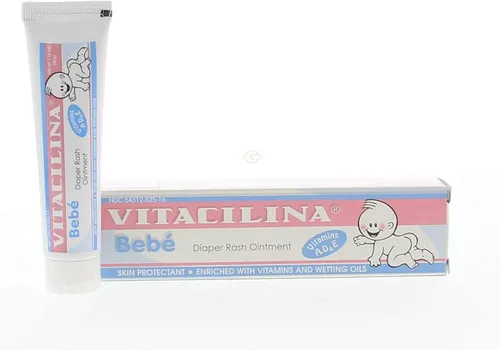 Vista 8 de Vitacilina Bebe - Pomada para sarpullido del pañal, 1.76 onzas (cantidad de 6)