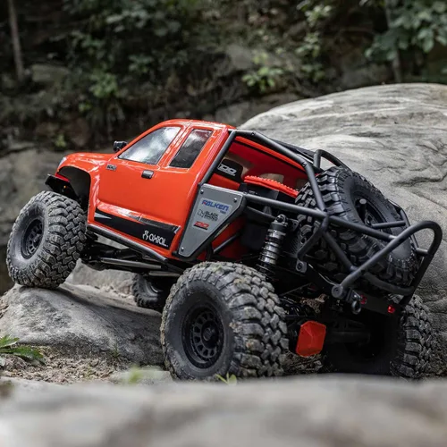 Vista 6 de Axial RC Crawler 1/6 SCX6 Trail Honcho 4WD RTR (transmisor y receptor incluidos, batería y cargador no incluidos), rojo, AXI05001T1, camiones