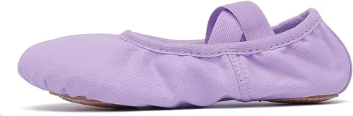 Vista 5 de Ballet Shoes for Girls Toddler Lyrical Shoes Split Sole Turners Dance Shoes