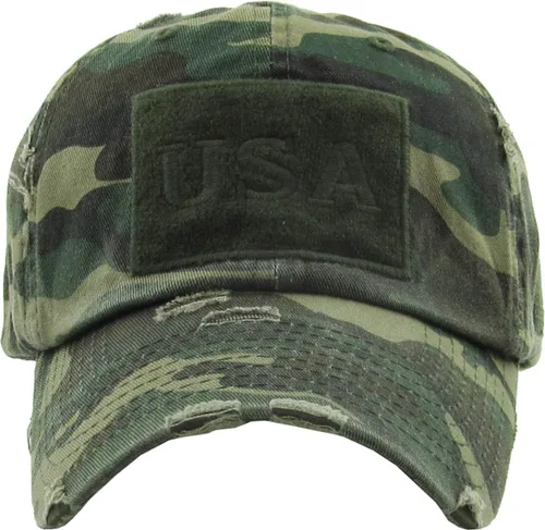 Vista 309 de KBETHOS Tactical Operator Collection USA Fishing Mesh Ballcap Flag Patch America Outdoors Trucker Baseball Cap