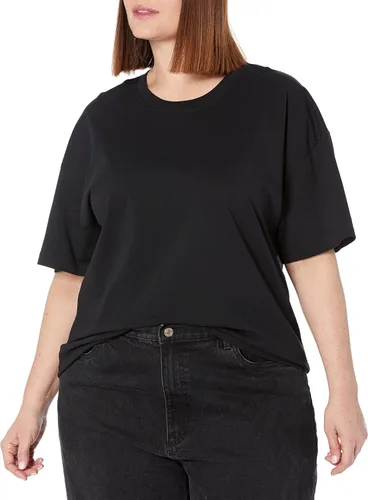 Vista 4 de The Drop Lydia - Camiseta de manga corta con hombros caídos para mujer