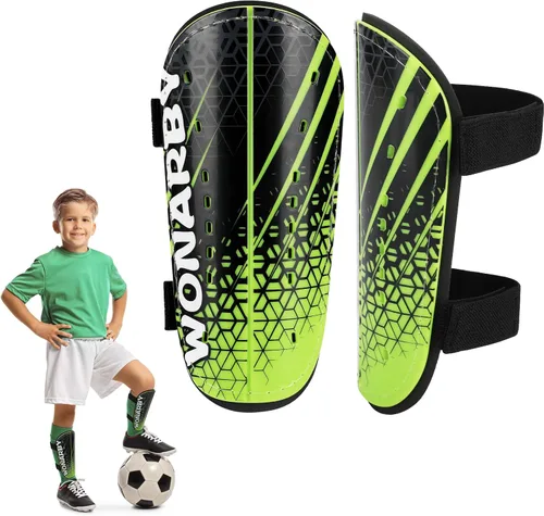 Vista 14 de Shin Guards Soccer Youth Kids - Shin Guard for Boys Girls Teenagers Toddler 2-18 Years Old - Football Shin Pads Protection Equipment with Adjustable