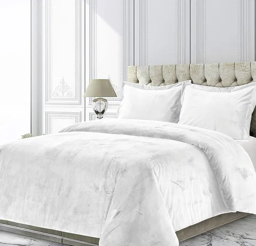 Vista 14 de Sheets N More Fundas de almohada de terciopelo suaves y transpirables, 2 fundas de almohada, tamaño King (20 x 40 pulgadas), color negro, liso