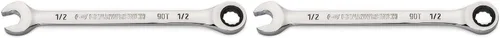 Vista 13 de GEARWRENCH Llave combinada de trinquete de 1" con arco oscilante de 4 grados y 12 puntos - 86953