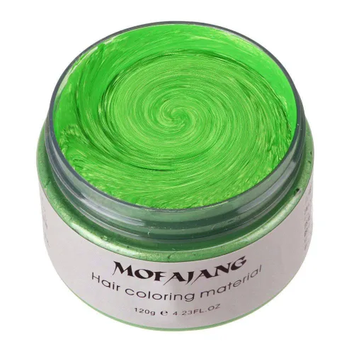 Vista 18 de NYKKOLA Cera unisex para el cabello, tinte de color crema para peinar, pomada de peinado natural, lavable temporal, fiesta cosplay (gris mate ceniza)
