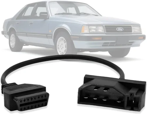 Vista 10 de Adaptador OBD1 a OBD2 para Honda Cable de 3 Pines, Compatible con Vehículo Honda Cable Adaptador de Conector Diagnóstico de 3pines Obd1 a 16pines