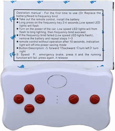 Vista 9 de Weelye RX74 24 V CE FC 2.4G Bluetooth Control remoto y receptor kit controlador caja de control Accesorios para niños paseo eléctrico en juguetes