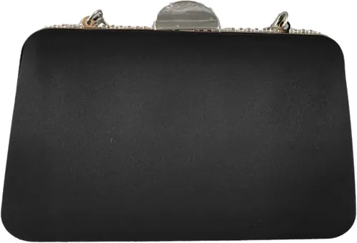 Vista 5 de Boutique De FGG Bolso de mano de cristal con borla, elegante bolso de noche para novias, bolsos de diamantes de imitación de fiesta de boda