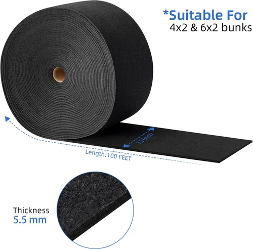 Vista 4 de Ultra - Premium Boat Trailer Bunk Carpet - 28oz/30oz Extra Thick,12 Inch Wide, Marine - Grade Quality, UV Resistant,Fast-Dry Built for Unrivaled